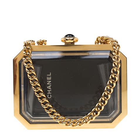 2009 gold chanel clutch|Chanel clutch with hand strap.